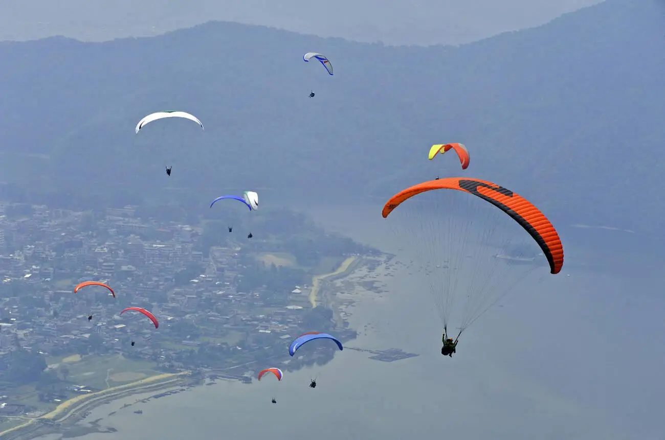 Paragliding in Pokhara